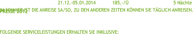 * KURZBUCHERPAUSCHALE BIS 4 �BERNACHTUNGEN